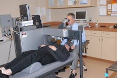 Lasik Surgeon Dr. Silverman at work in East Hanover.