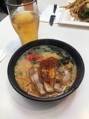 Spicy pork ramen