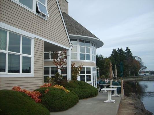 Commercial office owned by Andreasen Enterprises, across from Docks in downtown Bainbridge Island.