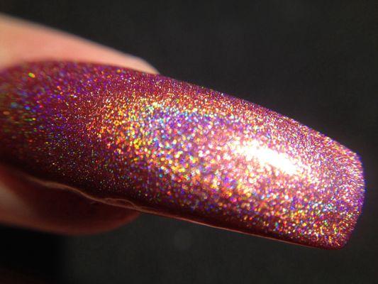 They carry a line called lechat spectra this is the color kaleidoscope. The polish is solar flare