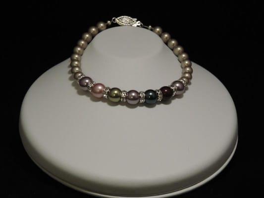 SWAROVSKI Pearl Birthstone   Bracelet or Necklace