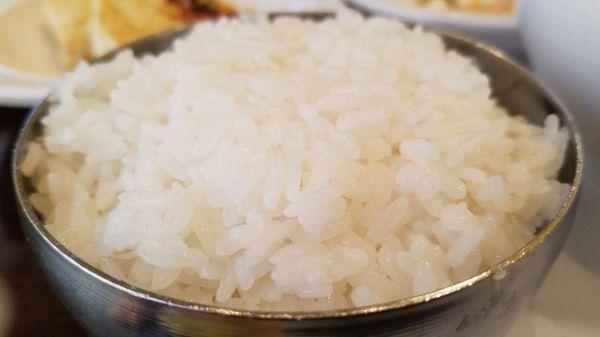 Steamed white rice