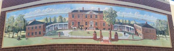 Wall painting of Tryon's Palace