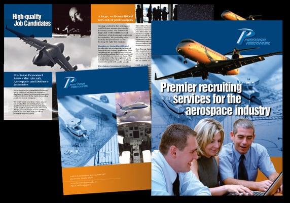 Brochure design for Precision Personnel.