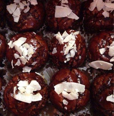 Chocolate Coconut Donuts