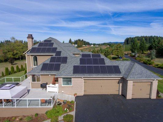 Solar Panel Roof Installation - La Center, WA