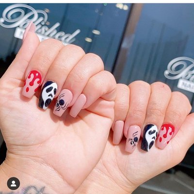 Halloween Nailspirations #halloweennail #nailsokc #nailspiration