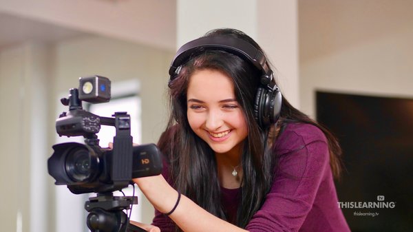 We teach videography - in a fun, accessible way - as students work together on screen and behind-the-scenes to produce tv-style videos.