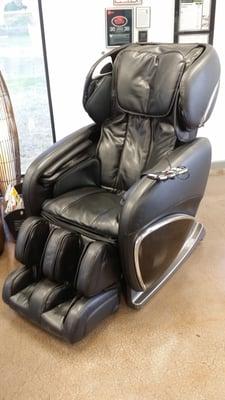 Come relax in our massage chair while we inspect your vehicle.