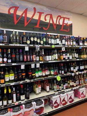 Wine section