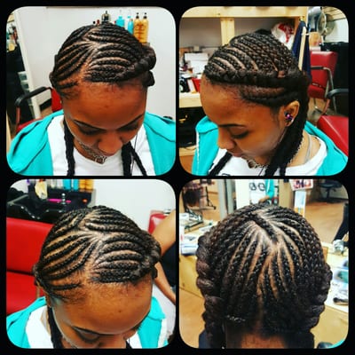 Love this place. Got my braids done again by Angie... She freestyled today... Go check my girl out...