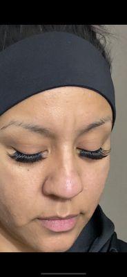 Lashes done by Samantha.