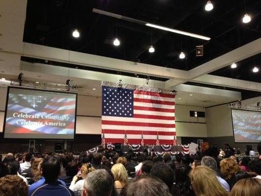 Sent to us by one of our clients during his naturalization ceremony.