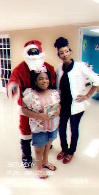 Santa's Birthday Visit at Tahra Birthday celebration