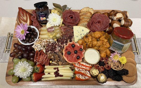 "The XL" the largest standard charcuterie board in  "The Regulars" series