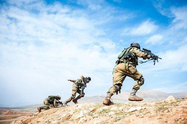 Israeli force on the move