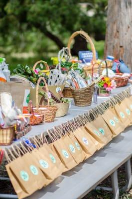 Amazing donations for our annual Basket Social raffle in March.