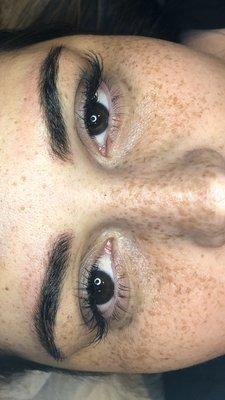 Another beautiful client with natural microbladed brows. Client was very happy