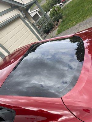 Rear windows are a pain in the ass (tried it myself). They do such an amazing job (this hours after the install FYI).