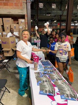 Our crew and friends at the 2019 Mayor's Back To School Fair