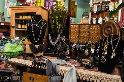 We carry unique jewelry pieces - many are Fair Trade, many  from local Pacific Northwest artists, also amber jewelry from Poland.