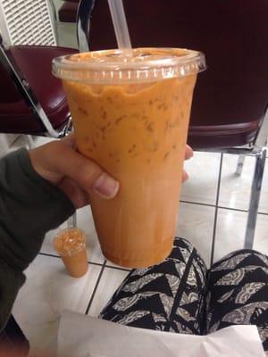 Thai tea for $1 and some cents