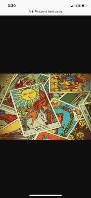 I provide in-depth Tarot card reading