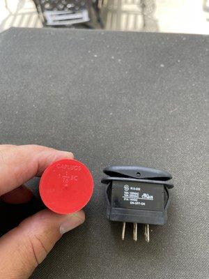 Aerator Timer Diode and On-Off-On Switch that G3 could not supply parts or advice or direction but to find these exact parts!