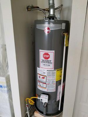 New Water Heater Install