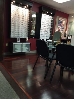 Vision center located inside of office