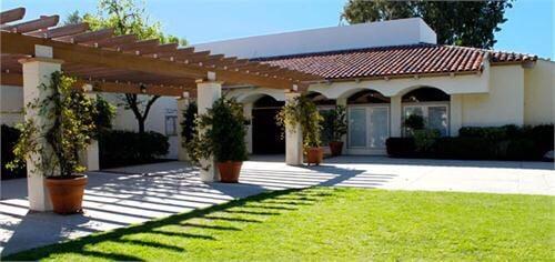 Entrance to community center facilities.