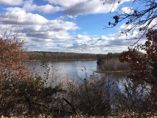 Fall view of river