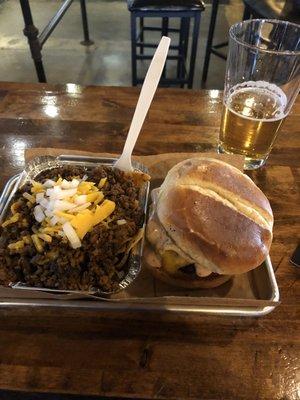 Frito Pie and Smoked Cheeseburger