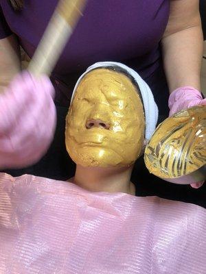 Facial gold 24 k