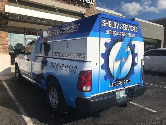 Partial Truck Wrap