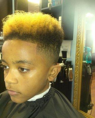 Dyed flat top