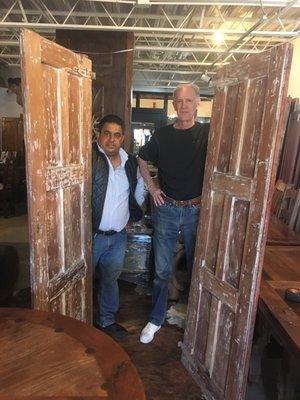 Antique Mexican door with great service from Marco