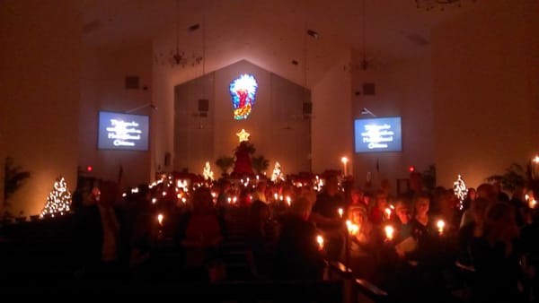 Christmas Eve candlelight service