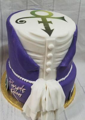 Prince inspired birthday cake