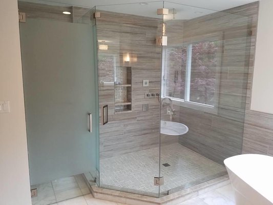 custom shower door