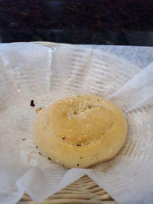 Along with cheese bread they also give you these breads with a little spiced up dipping oil.