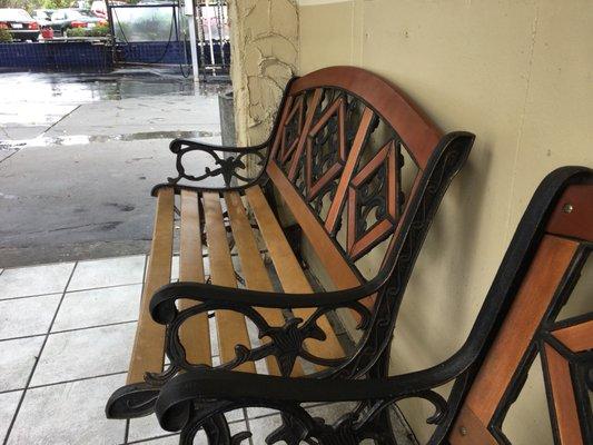 Always a seat available in the shade