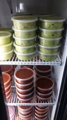 Delicious In House Salsa & Guacamole!