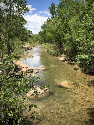 The Virgin River that runs right into Zion.