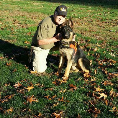 This is Buddy and Lugar.  Lugar is an EOD trained K9.