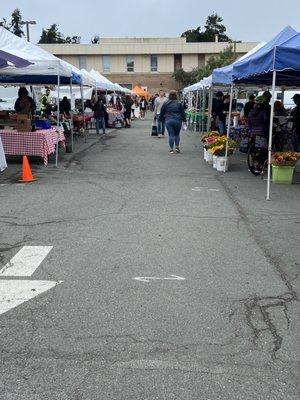 A comfortably sized market & crowd