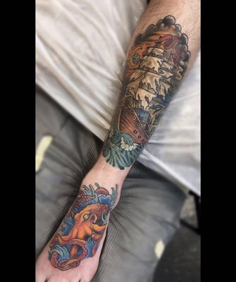 Tattoo by full time artist Becca Tozer