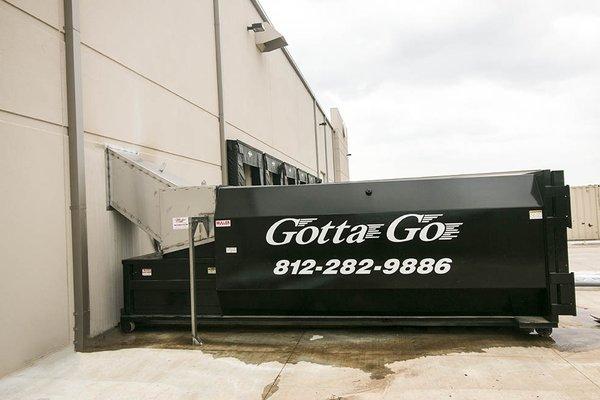 Industrial trash compactor in river ridge commerce park