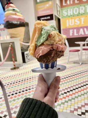 Rainbow Cone Bowl (Original)