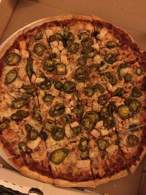 Jalp chix pizza large